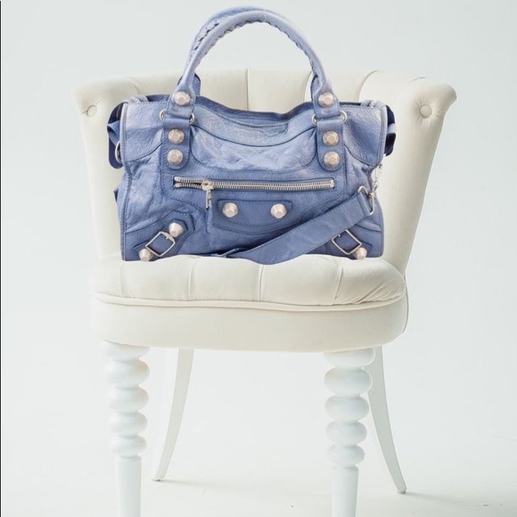 ❌SOLD❌Balenciaga Agneau City Bag Blue - Picture 14 of 14